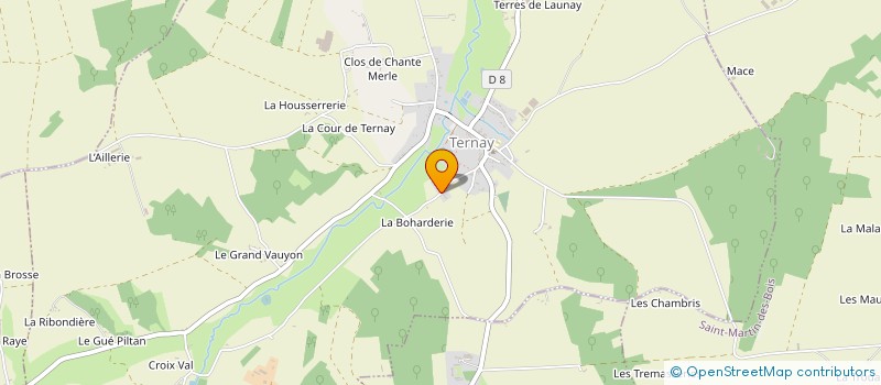 localisation de l'entreprise MADAME MAGALI BENHARD  TERNAY