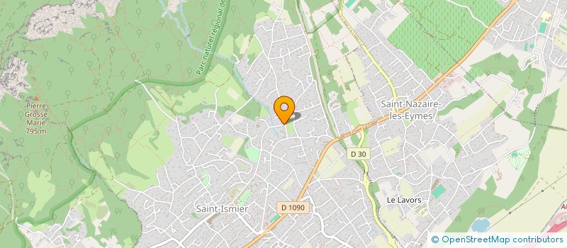 localisation de l'entreprise MADAME MAGALI BENSADOUN  SAINT-ISMIER