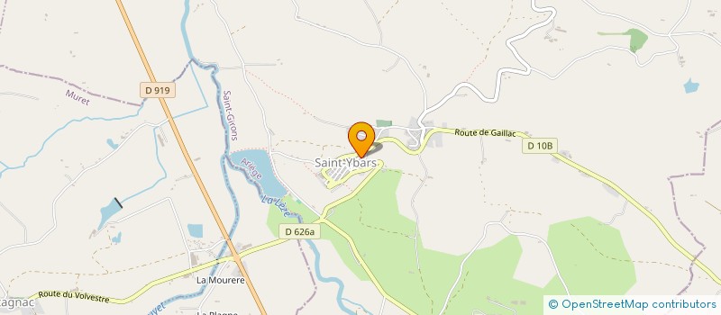 localisation de l'entreprise MADAME MAGALI BERLANA à SAINT-YBARS