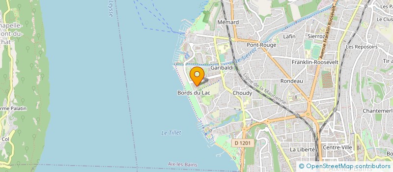 localisation de l'entreprise MADAME MAGALI BERRUX à CHAMBERY
