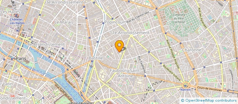 localisation de l'entreprise MADAME MAGALI BERTHON  PARIS