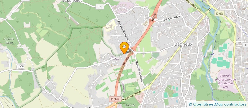 localisation de l'entreprise MADAME MAGALI BERTRON  DISTRE