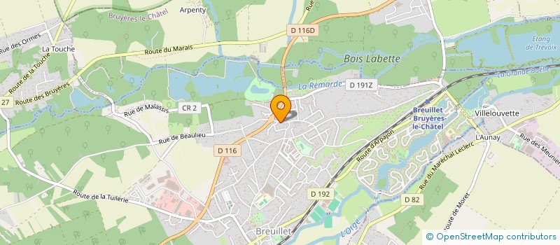 localisation de l'entreprise MADAME MAGALI BESNARD à BREUILLET