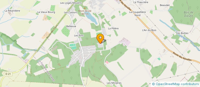 localisation de l'entreprise MADAME MAGALI BETILLE à LA FERRIERE-AUX-ETANGS