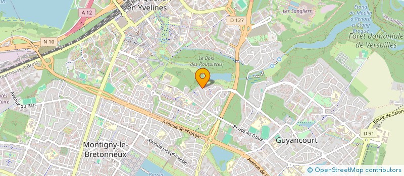 localisation de l'entreprise MADAME MAGALI BEUVELET  GUYANCOURT