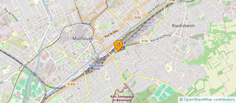 localisation de l'entreprise MADAME MAGALI BIBLER  MULHOUSE