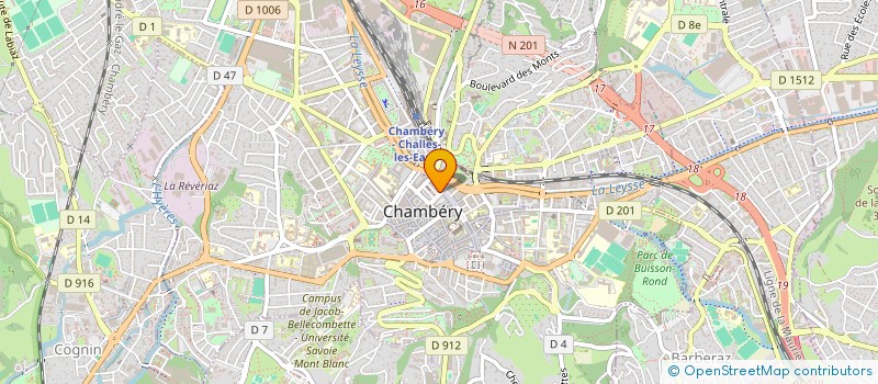 localisation de l'entreprise MADAME MAGALI BIDEGARAY à CHAMBERY