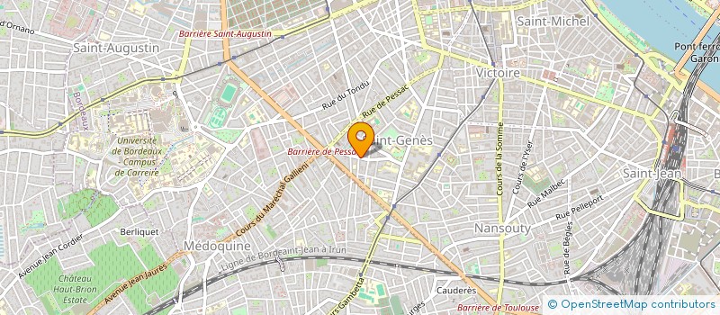 localisation de l'entreprise MADAME MAGALI BIRTEL  BORDEAUX