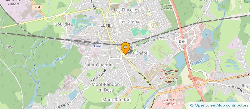 localisation de l'entreprise MADAME MAGALI BLAISE  LURE