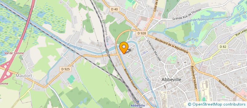 localisation de l'entreprise MADAME MAGALI BLANCHARD  ABBEVILLE