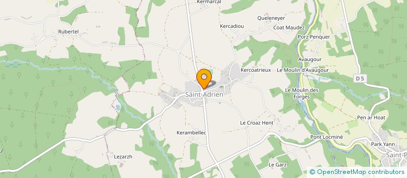 localisation de l'entreprise MADAME MAGALI BLANDIN  SAINT-ADRIEN