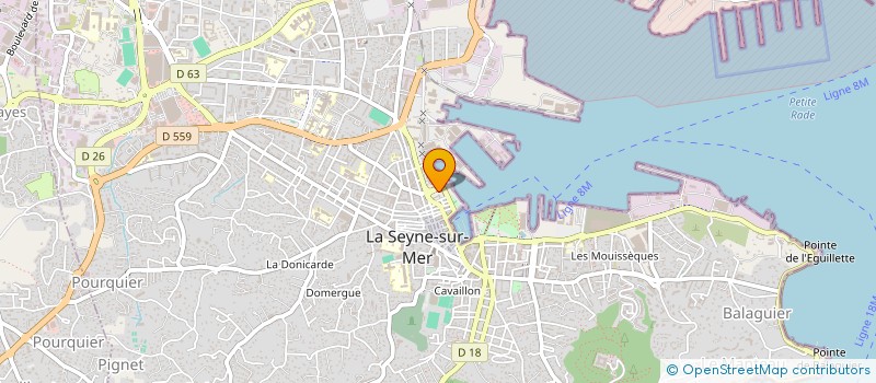 localisation de l'entreprise MADAME MAGALI BLATGE à LA SEYNE SUR MER