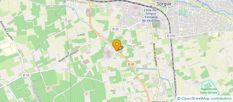 localisation de l'entreprise MADAME MAGALI BOELL à L'ISLE-SUR-LA-SORGUE