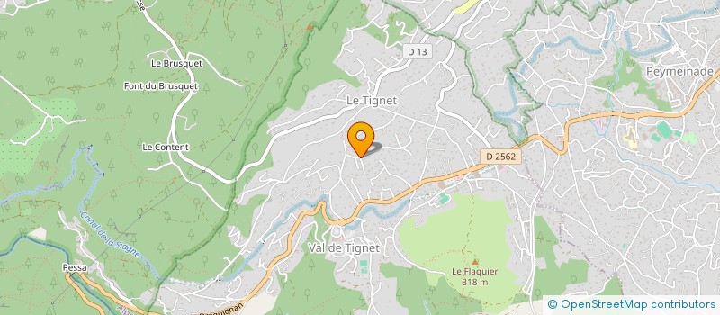 localisation de l'entreprise MADAME MAGALI BOILINI à LE TIGNET