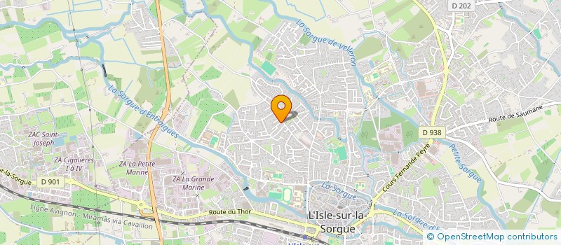 localisation de l'entreprise MADAME MAGALI BOMMARITO à L'ISLE-SUR-LA-SORGUE