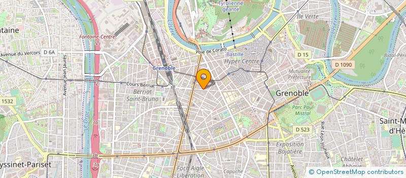 localisation de l'entreprise MADAME MAGALI BON à GRENOBLE