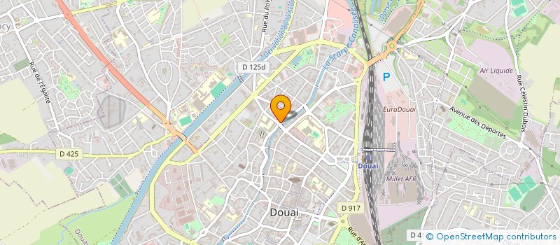 localisation de l'entreprise MADAME MAGALI BONDUELLE à DOUAI