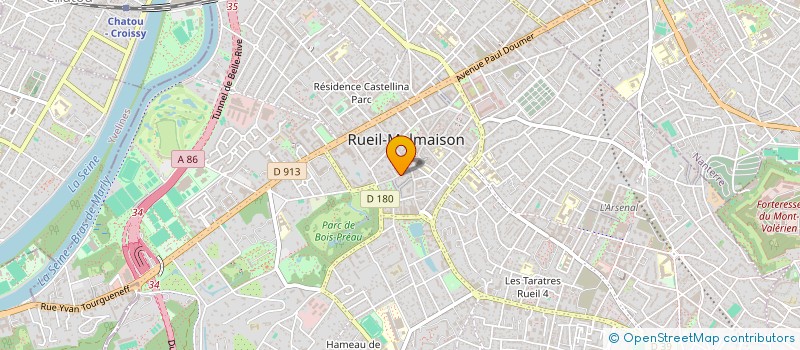 localisation de l'entreprise MADAME MAGALI BONENFANT à RUEIL-MALMAISON