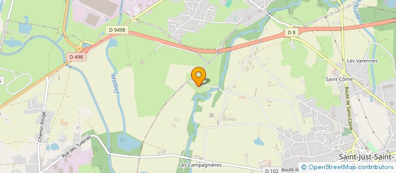 localisation de l'entreprise MADAME MAGALI BONNEFOY  SAINT-JUST-SAINT-RAMBERT