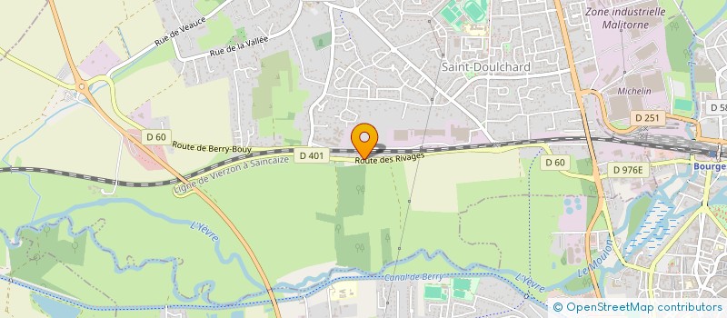 localisation de l'entreprise MADAME MAGALI BORDAT  SAINT-DOULCHARD