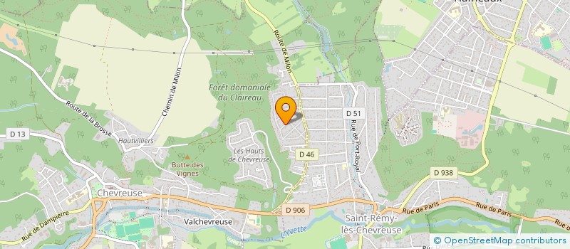 localisation de l'entreprise MADAME MAGALI BORDEAU  CHEVREUSE