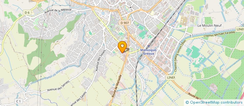 localisation de l'entreprise MADAME MAGALI BOTTERO à MANOSQUE