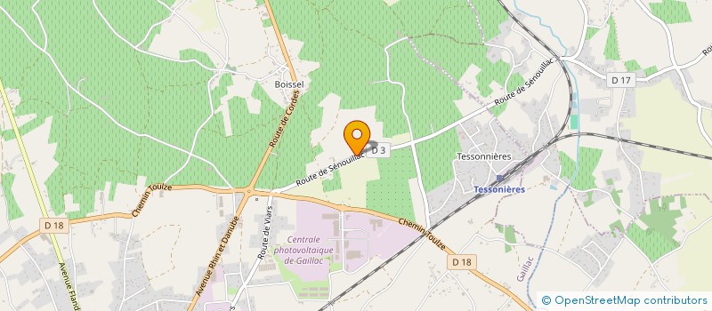 localisation de l'entreprise MADAME MAGALI BOUCHARINC  GAILLAC