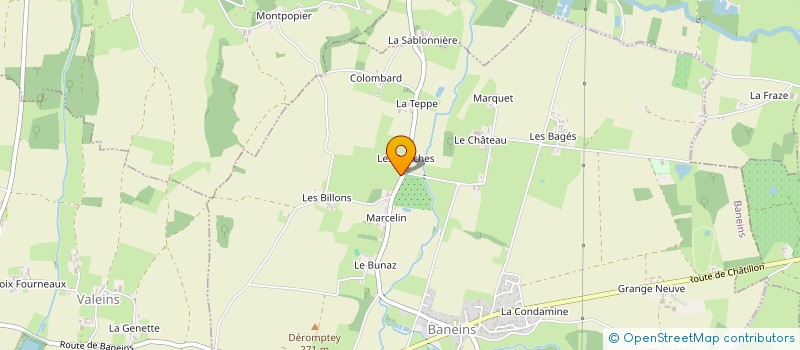 localisation de l'entreprise MADAME MAGALI BOUCHET à BANEINS