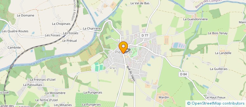 localisation de l'entreprise MADAME MAGALI BOUDET à PLECHATEL