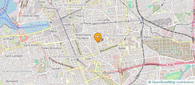 localisation de l'entreprise MADAME MAGALI BOUFFANDEAU  MARSEILLE