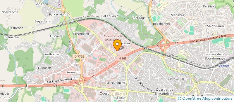 localisation de l'entreprise MADAME MAGALI BOUIN à VANNES