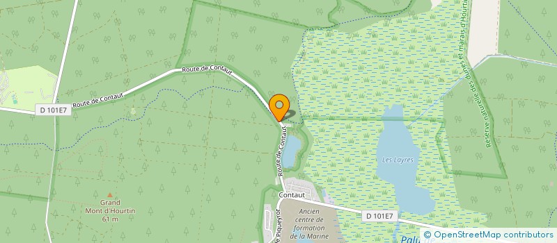 localisation de l'entreprise MADAME MAGALI BOURGEON  HOURTIN