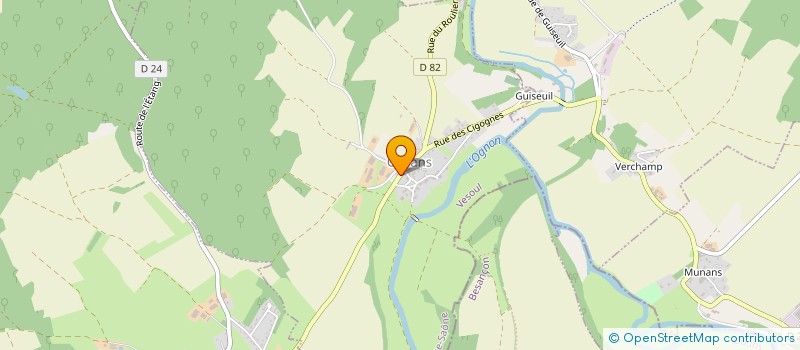 localisation de l'entreprise MADAME MAGALI BOURGOGNE  CENANS