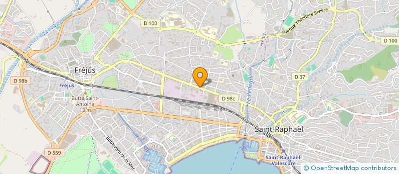 localisation de l'entreprise MADAME MAGALI BOURGOGNE à FREJUS