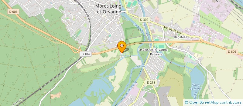 localisation de l'entreprise MADAME MAGALI BOURGOIN  MORET-LOING-ET-ORVANNE