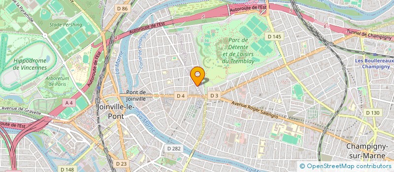 localisation de l'entreprise MADAME MAGALI BOURGUIGNON  CHAMPIGNY-SUR-MARNE