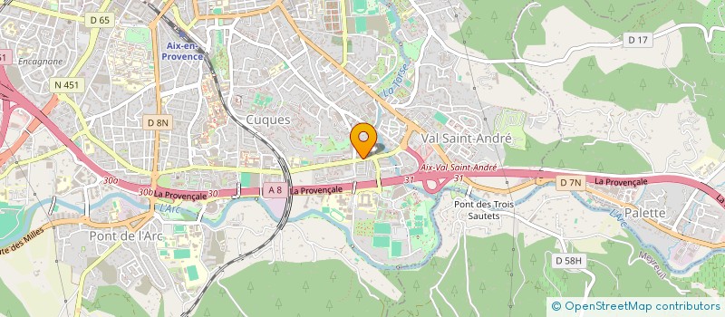 localisation de l'entreprise MADAME MAGALI BOURGUIGNON à AIX-EN-PROVENCE