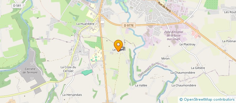 localisation de l'entreprise MADAME MAGALI BOUTELOUP à LE MESNILLARD
