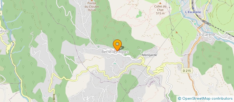 localisation de l'entreprise MADAME MAGALI BOUVARD  BERRE-LES-ALPES