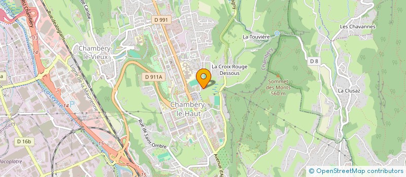 localisation de l'entreprise MADAME MAGALI BOVET  LA RAVOIRE