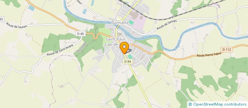 localisation de l'entreprise MADAME MAGALI BOZZONE  SAINT-PAUL-CAP-DE-JOUX