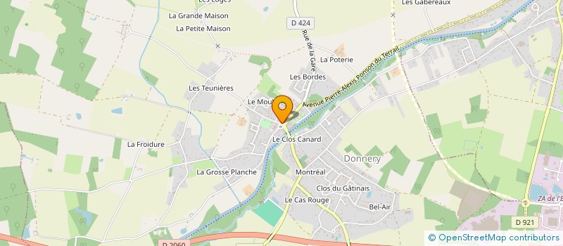 localisation de l'entreprise MADAME MAGALI BRETON  DONNERY