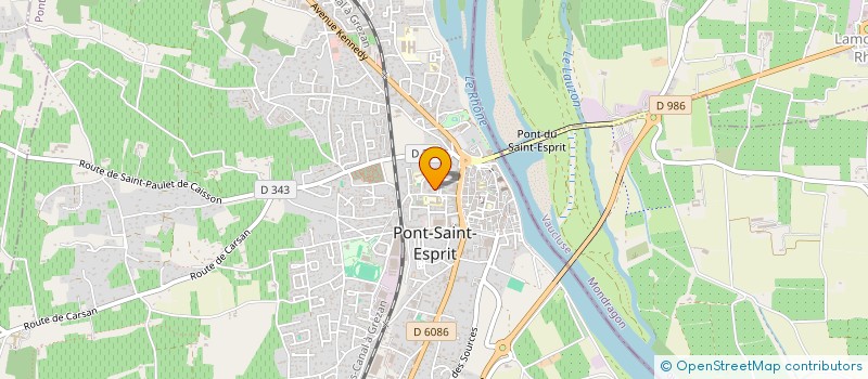 localisation de l'entreprise MADAME MAGALI BRIGHENTI  LAUDUN-L'ARDOISE