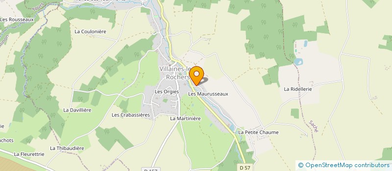 localisation de l'entreprise MADAME MAGALI BRUANT  VILLAINES-LES-ROCHERS