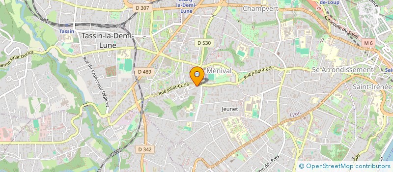 localisation de l'entreprise MADAME MAGALI BRUCHON  LYON