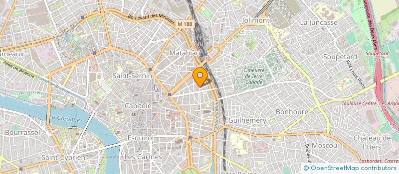 localisation de l'entreprise MADAME MAGALI BRUGNERA à TOULOUSE