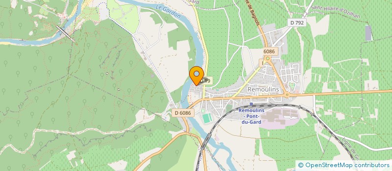 localisation de l'entreprise MADAME MAGALI BRUN  REMOULINS