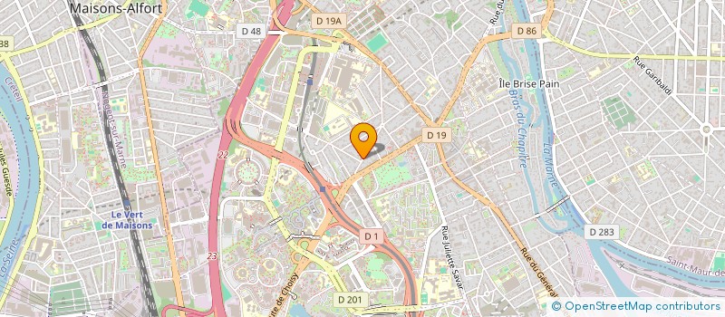 localisation de l'entreprise MADAME MAGALI BRUYERE  CRETEIL