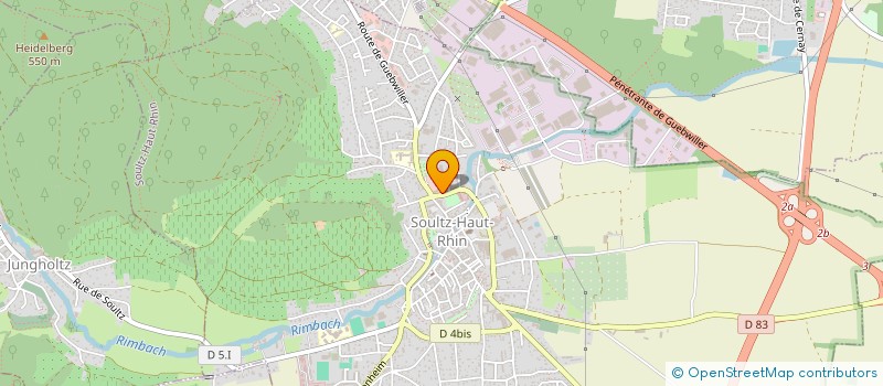 localisation de l'entreprise MADAME MAGALI BRYLOWSKI  SOULTZ-HAUT-RHIN