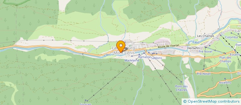 localisation de l'entreprise MADAME MAGALI BURDIN  VAL-CENIS